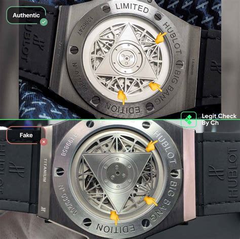 hublot original vs réplica